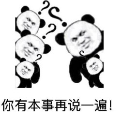 熊猫头问号表情包